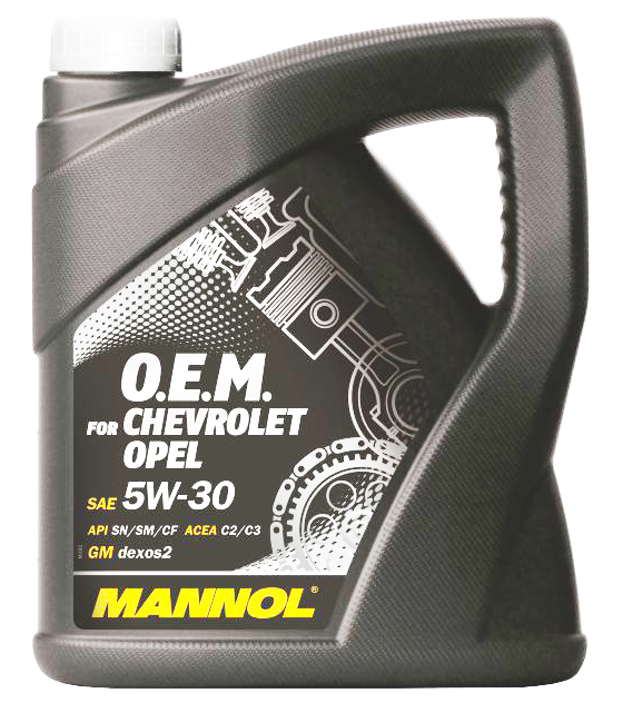 MANNOL O.E.M. for CHEVROLET OPEL 5W30 синт 4л (7701) (4 в уп)