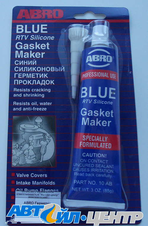 ABRO Герметик термостойкий синий 85гр (12 в уп)