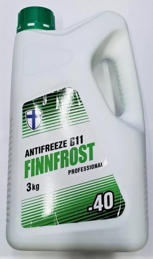 Антифриз "FinnFrost" зеленый 3кг (6 в уп)