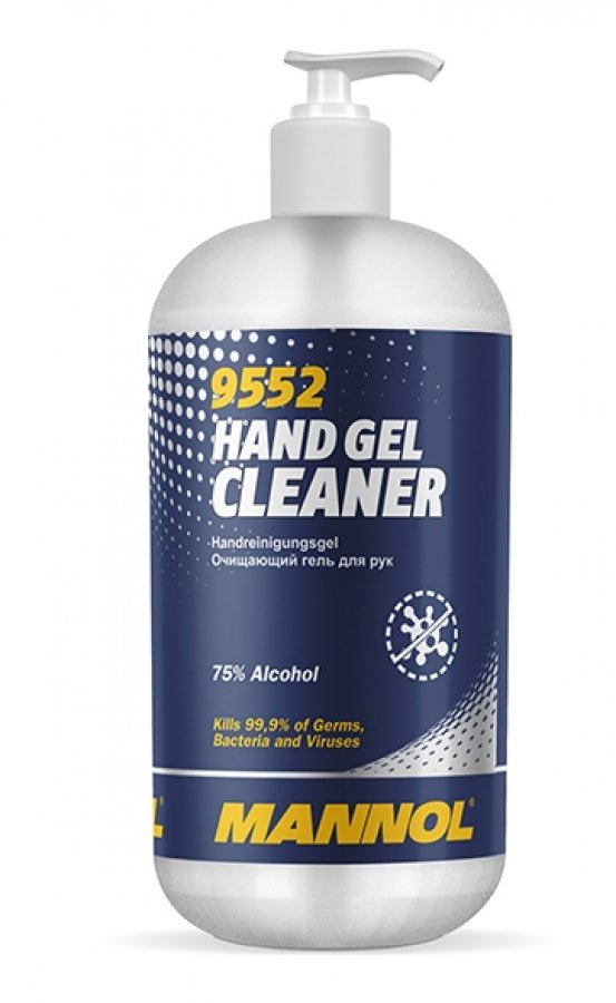 MANNOL Антисептик-гель для очистки рук/Hand Gel Cleaner 480мл /9552/ (12 в уп)