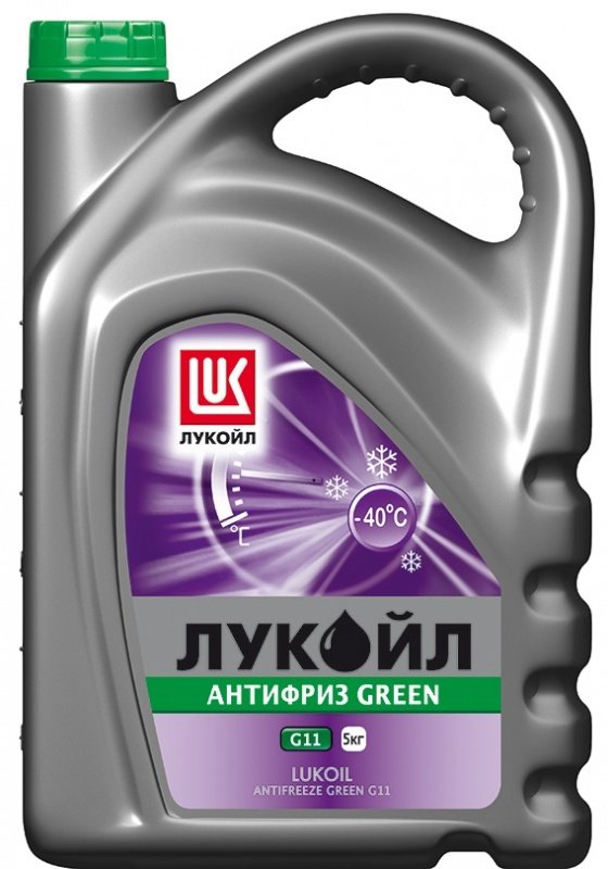 Антифриз "Лукойл" Green G-11 (зеленый) 5кг (3 в уп)