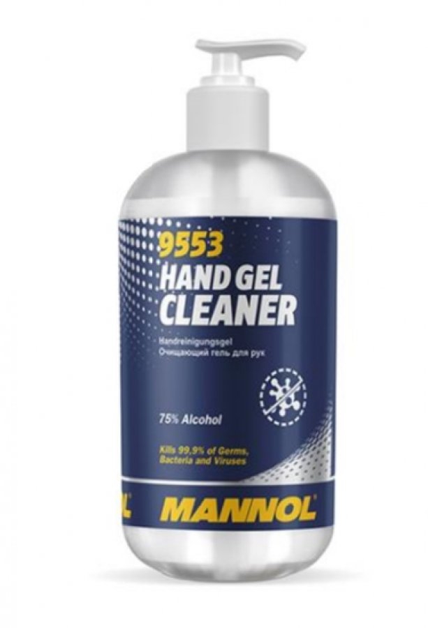 MANNOL Антисептик-гель для очистки рук/Hand Gel Cleaner 290мл /9553/ (24 в уп)