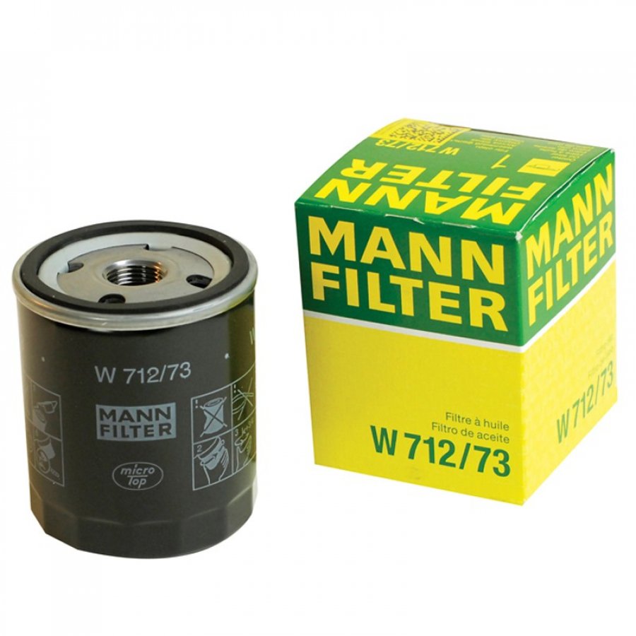 Фильтр масляный MANN W 712/73 MAZDA 3 (BK), 3 (BL), 5 (CR), 5 (CW), 6 (GG/GY), 6 (GH), MPV, MX-5