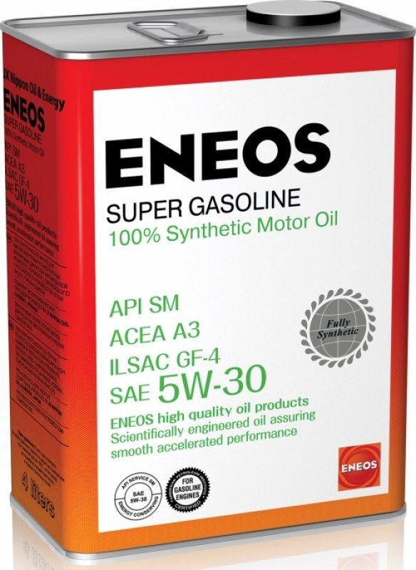 ENEOS SUPER GASOLINE 5W30 п/синт 4л (6 в уп)
