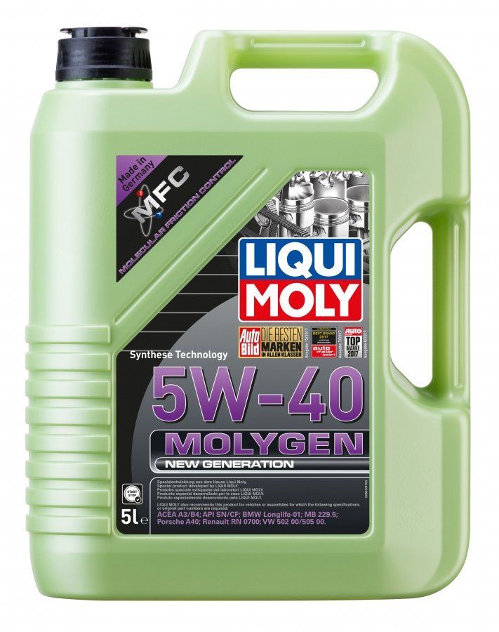 LM Molygen New Generation 5W40 HC-синт 5л /39023/ (4 в уп) АКЦИЯ 5л по цене 4л