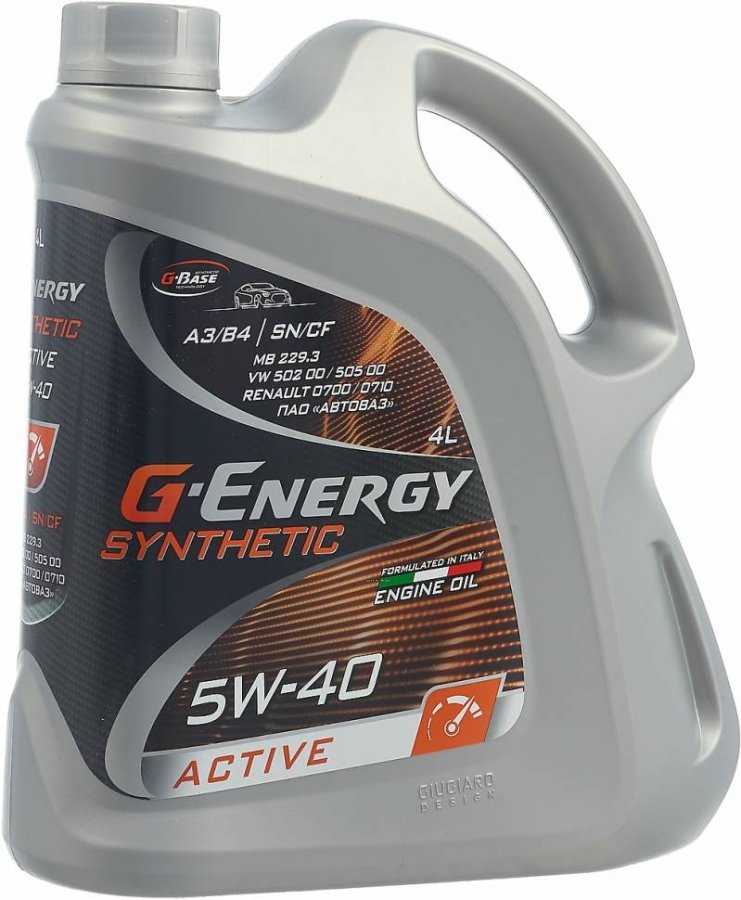 G-Energy Synthetic Active 5W40 синт 4л (4 в уп)