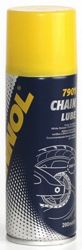 MANNOL Синтетическая белая смазка для цепей/Chain Lube 200мл /7901/ (24 в уп)