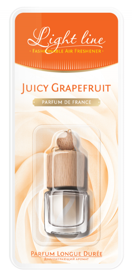 Ароматизатор RUSEFF PARFUM DE FRANCE Juicy Grapefruit подвесной /27482N/ (12 в уп)