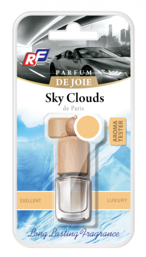 Ароматизатор RUSEFF PARFUM DE JOIE Sky Clouds подвесной /27343N/ (12 в уп)