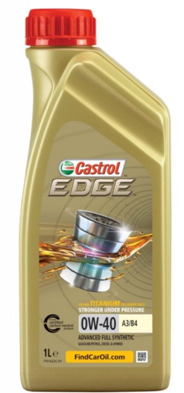 Castrol EDGE 0W40 Titanium FST синт 1л (12 в уп)