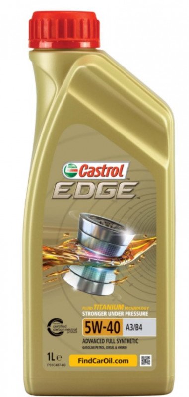 Castrol EDGE 5W40 A3/B4 Titanium FST синт 1л (12 в уп)