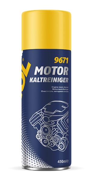 MANNOL Проф.состав для наружной очистки двигателя/Motor-Kaltreiniger 450мл /9671/ (12шт)