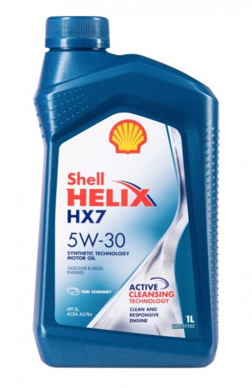 SHELL HELIX HX7 5W30 1л п/с (синий) (12 уп)