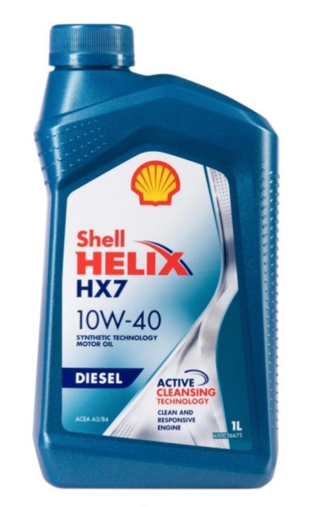 SHELL HELIX HX7 Diesel 10W40 1л п/син (12 в уп)