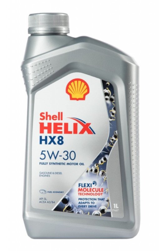SHELL HELIX HX8 5W30 1л синт (сер) (12 в уп)