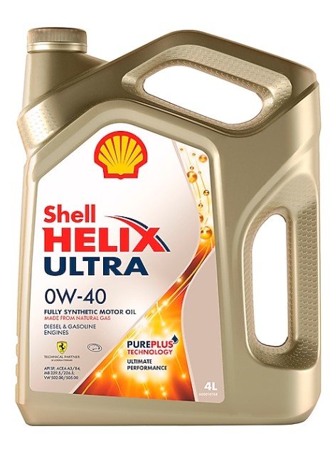 SHELL HELIX Ultra 0W40 4л синт (4 в уп)