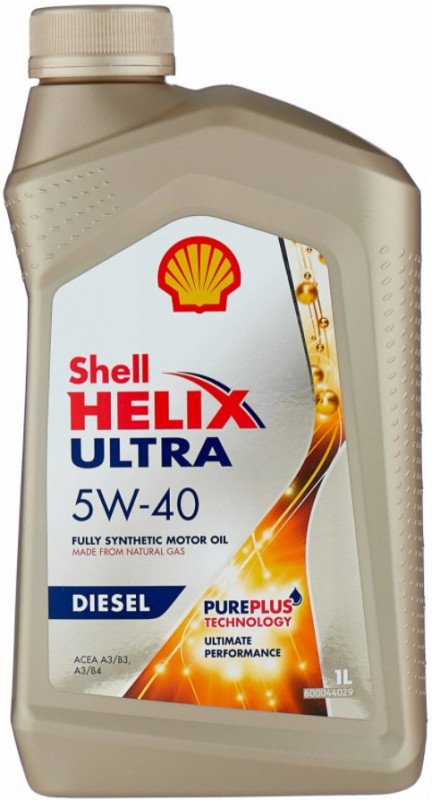 SHELL HELIX Ultra Diesel 5W40 синт 1л (12 в уп)