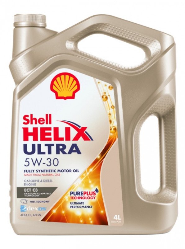 SHELL HELIX Ultra EСТ 5W30 синт 4л (4 в уп)