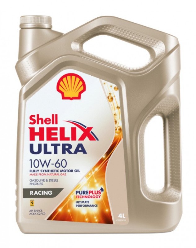 SHELL HELIX Ultra RACING 10W60 4л синт (4 в уп)