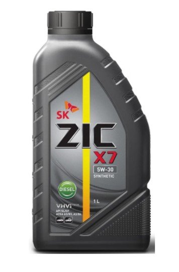 ZIC - X7 5W30 DIESEL синт 1л (12 в уп)