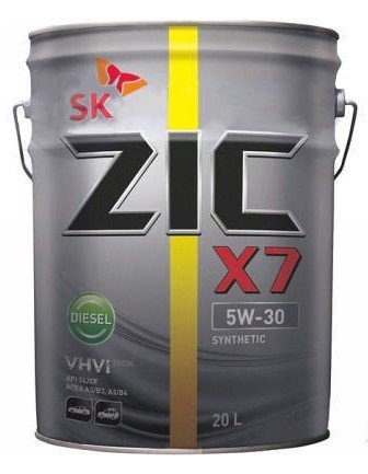 ZIC - X7 5W30 DIESEL синт 20л