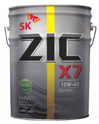 ZIC - X7 10W40 DIESEL синт 20л