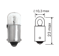 Лампа Маяк A 24- 2 BA9S /62402/ Габариты (100 в уп)