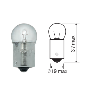 Лампа Маяк A 24- 5 BA15S /62405/ (100 в уп)
