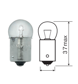 Лампа Маяк A 24-10 BA15S /62410/ (10 в уп)