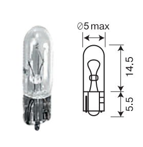Лампа Маяк Aбц 12- 1,2 W2x4.6d /81212бц/ Ультра (10 в уп)