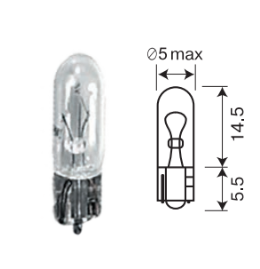 Лампа Маяк Aбц 24- 1,2 W2x4.6d /62412бц/ (100 в уп)