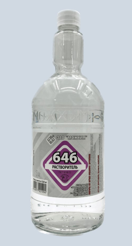Растворитель-646 1л Можга (12 в уп)