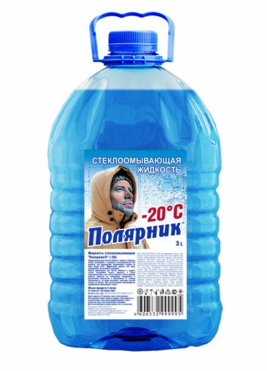 Стеклоомыв.жидкость "Полярник" 3л -20С