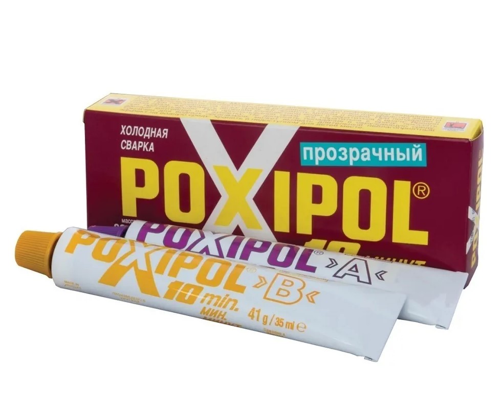 Холодная сварка POXIPOL 70г /прозрачный/ (24 в уп)
