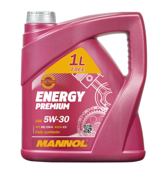 MANNOL Energy Premium 5W30 синт 4+1л (7908) АКЦИЯ