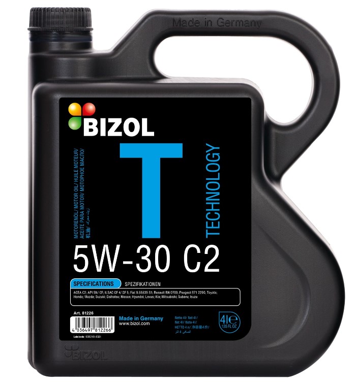 BIZOL Technology 5W30 C2 HC-синт 4л (4 в уп) /81226/