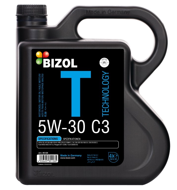BIZOL Technology 5W30 SN C3 синт 4л (4 в уп) /85126/
