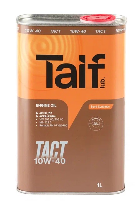 TAIF TACT 10W-40 SL/CF,A3/B4 п/синт 1л (12 в уп)