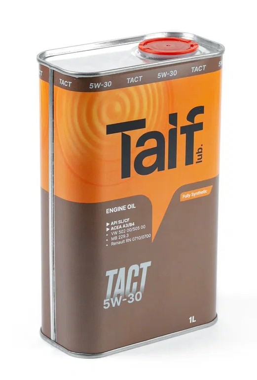 TAIF TACT 5W-30 SL/CF,A3/B4 синт 1л (12 в уп)
