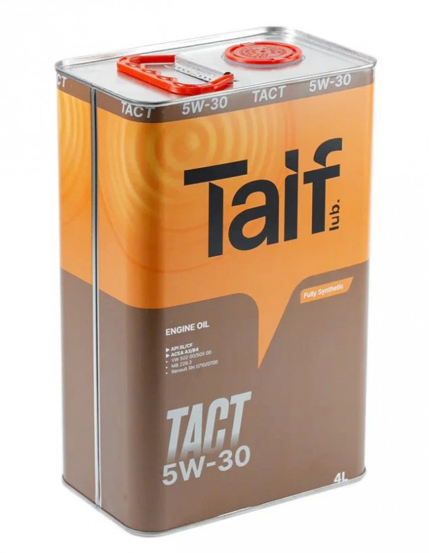 TAIF TACT 5W-30 SL/CF,A3/B4 синт 4л (4 в уп)