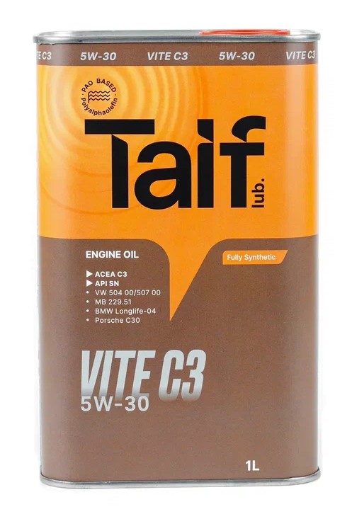 TAIF VITE C3 5W-30 PAO SN,C3 синт 1л (12 в уп)