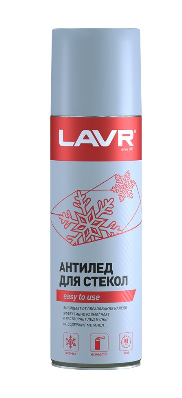 LAVR 1323 Размораживатель стекол Антилед 650мл (12 в уп)