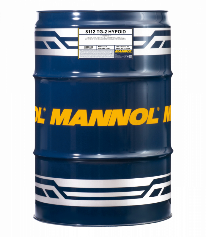 MANNOL GL-4/5 TG-2 Hypoid 75W90 синт 208л (8112)
