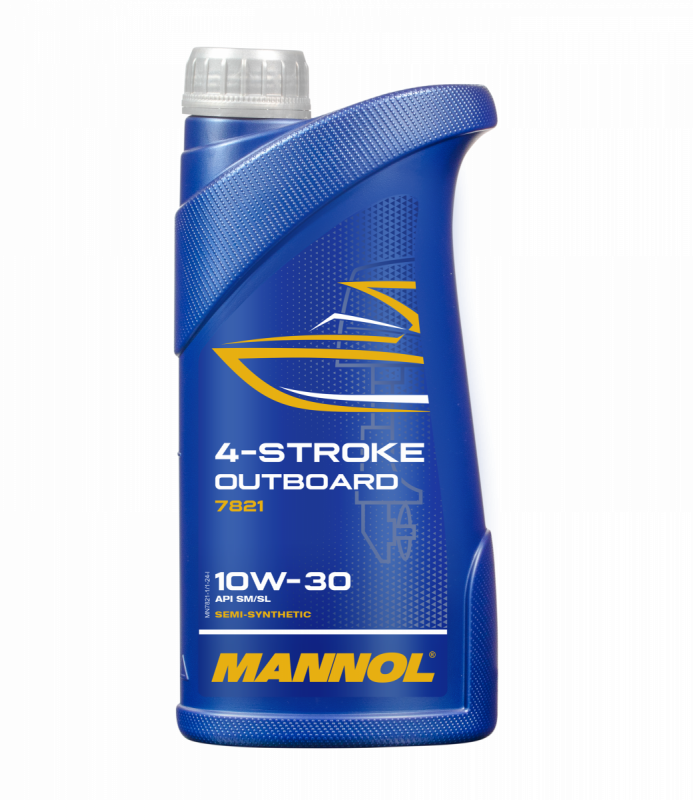 MANNOL 4-ТАКТ OUTBOARD 10W30 для лодок п/синт 1л (7821) (12 в уп)