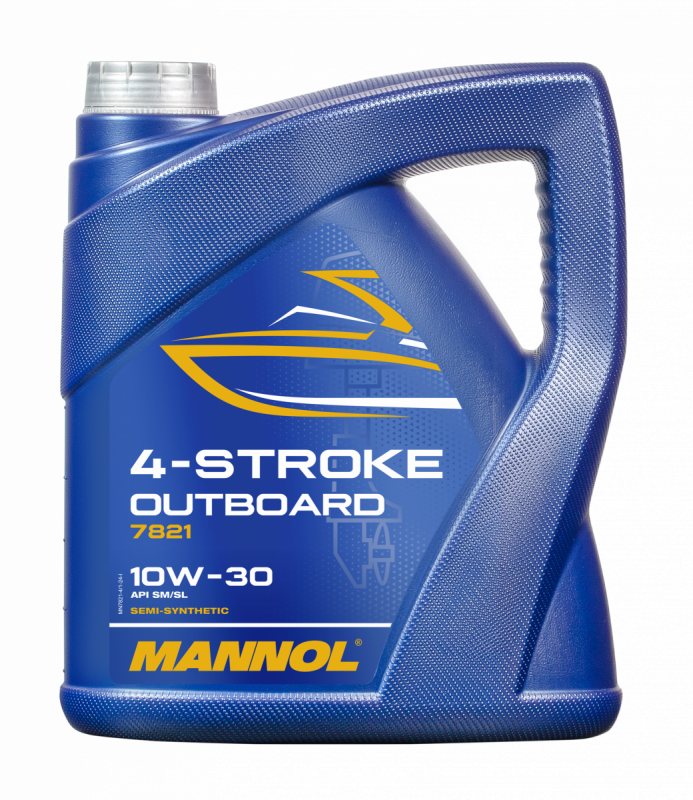 MANNOL 4-ТАКТ OUTBOARD 10W30 для лодок п/синт 4л (7821) (4 в уп)