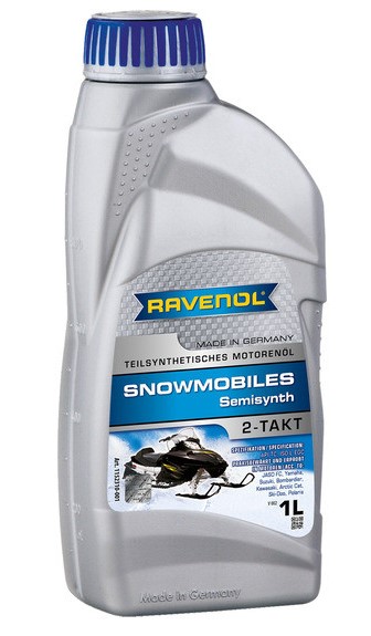 RAVENOL Snowmobiles 2-Takt Teilsynth (для снегоходов) 1л (12 в уп)