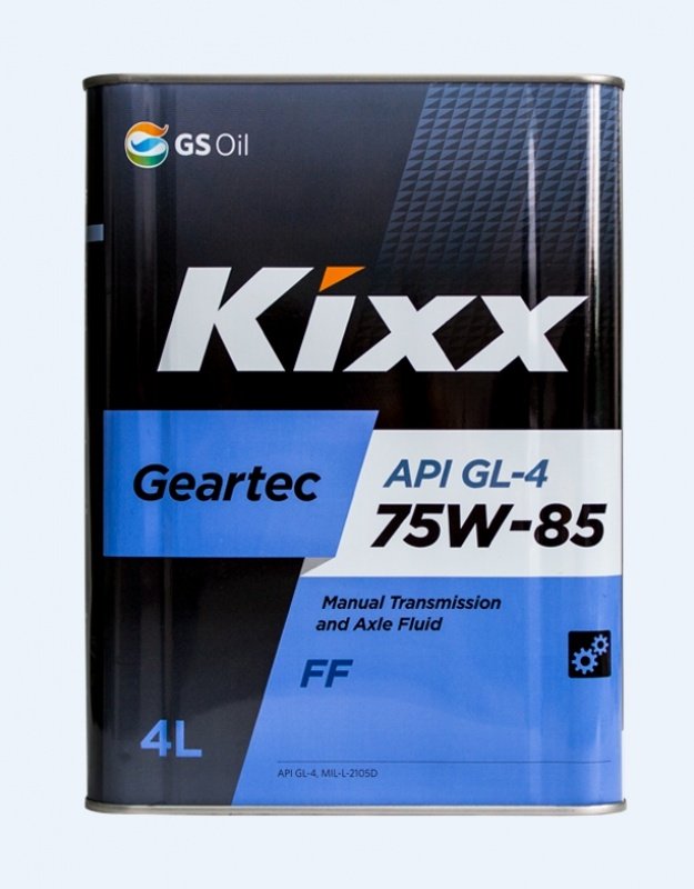 KIXX Geartec FF GL-4 75W85 п/синт 4л (4 в уп)