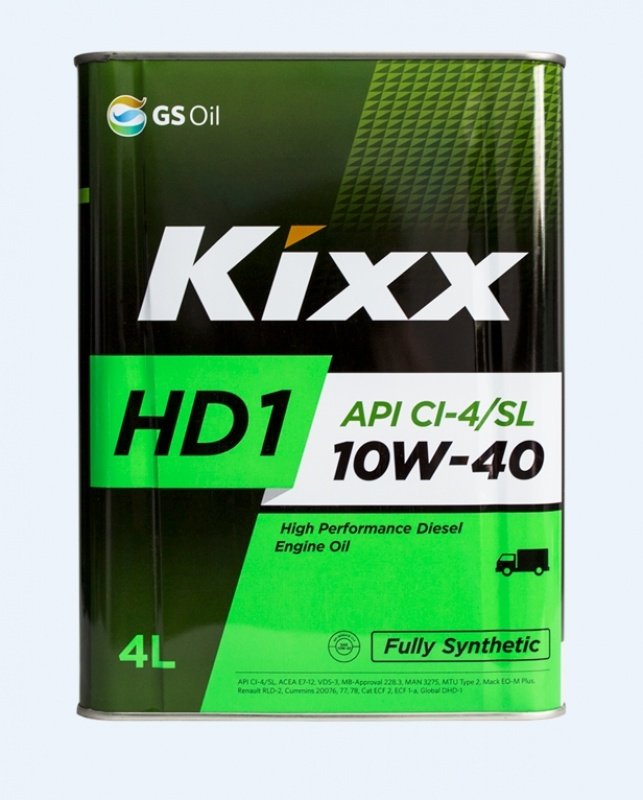 KIXX HD1 CI-4 10W40 синт 4л (4 в уп)