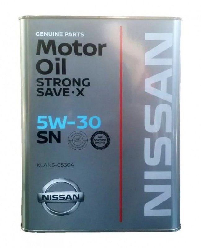 NISSAN STRONG SAVE X 5W30 4л (4 в уп) металл