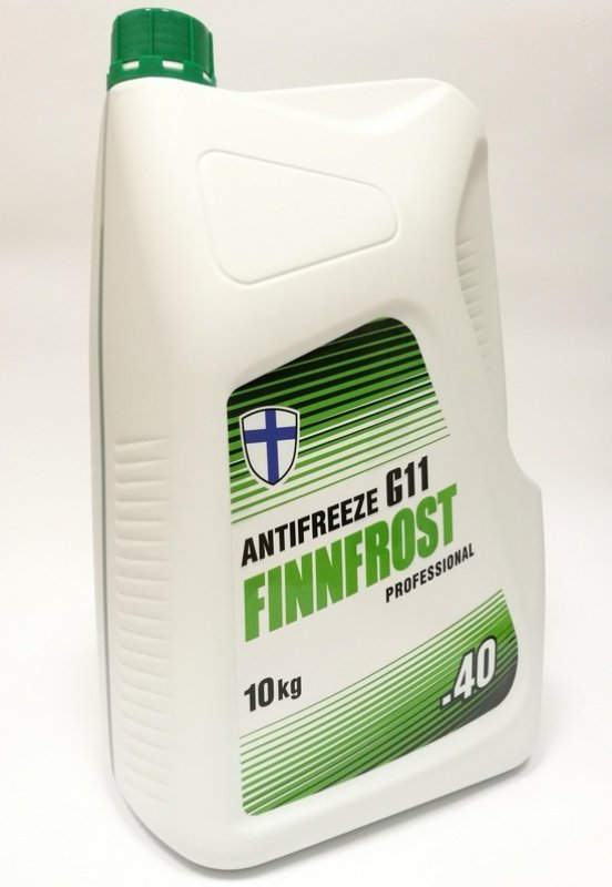 Антифриз "FinnFrost" зеленый 10кг (2 в уп)